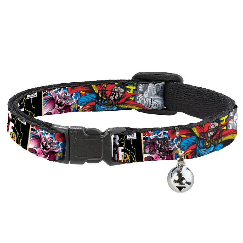 MARVEL COMICS Cat Collar Breakaway - Classic DOCTOR STRANGE Comic Book Title 4-Poses