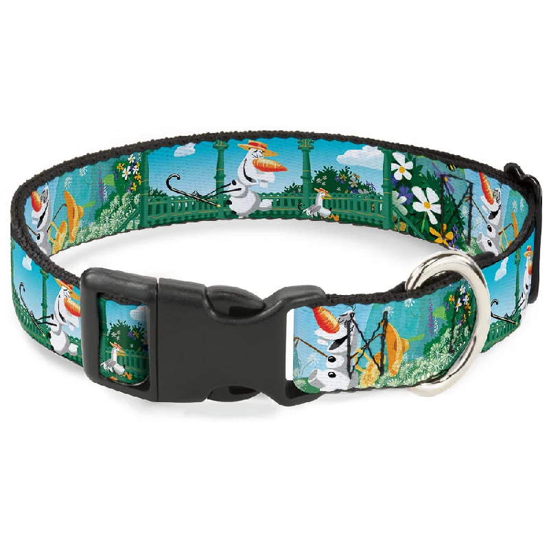 Plastic Clip Collar - Olaf Garden Scenes