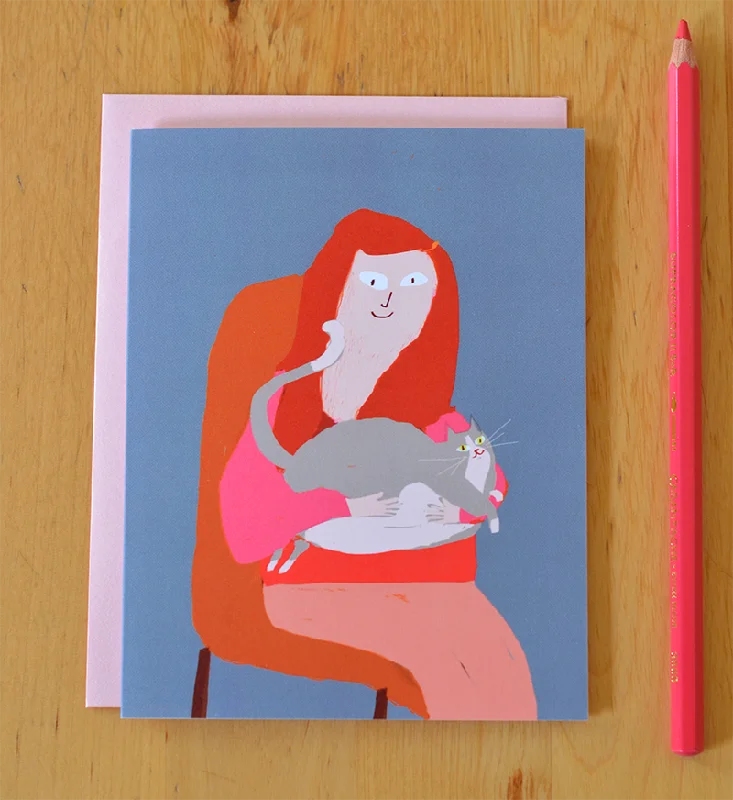 Cat Lady Card