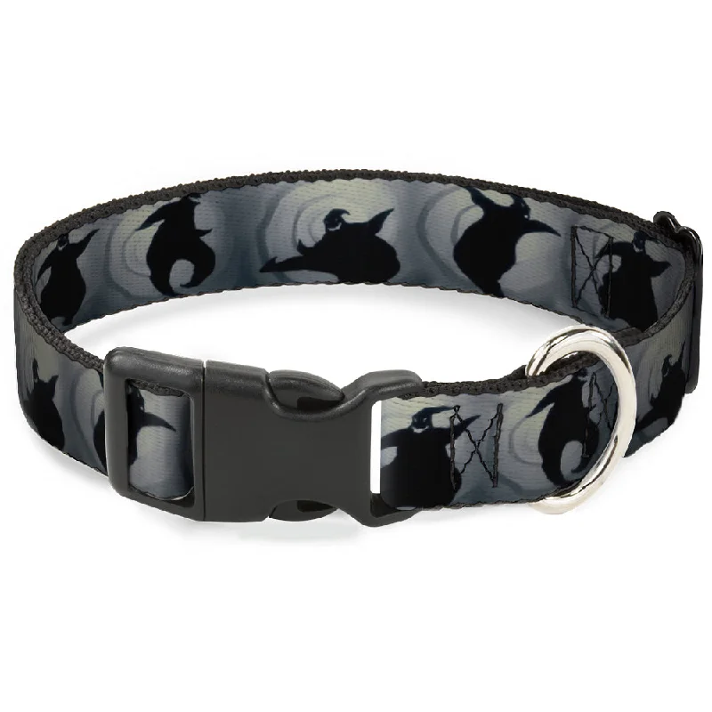 Plastic Clip Collar - Oogie Boogie Silhouette Poses Gray/Black