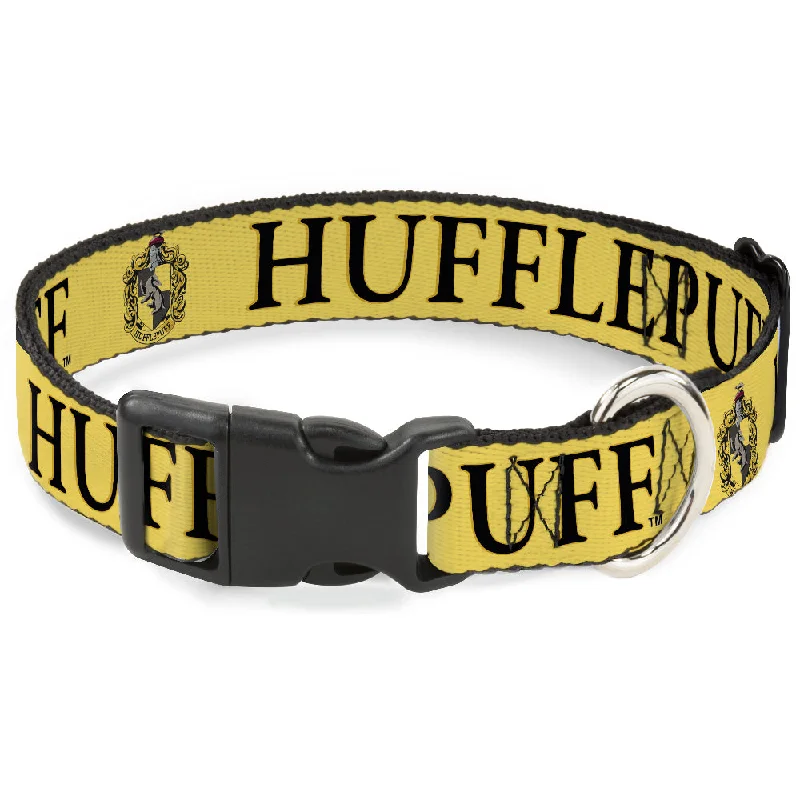 Plastic Clip Collar - Harry Potter HUFFLEPUFF & Crest Yellow/Black