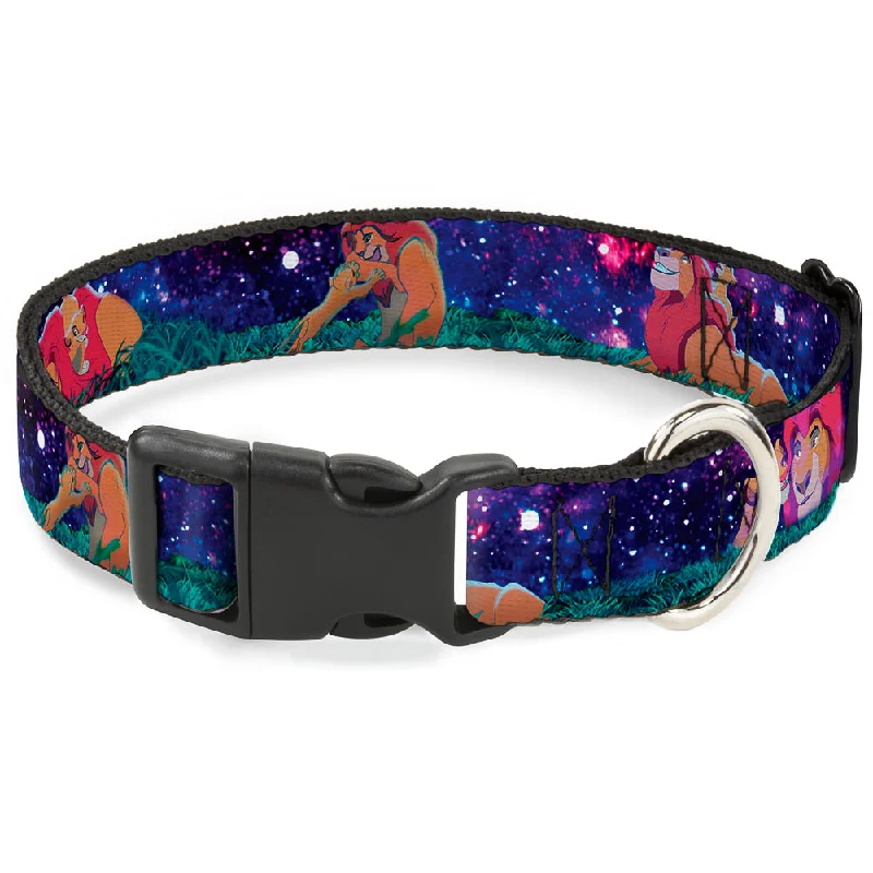 Plastic Clip Collar - Mufasa & Simba Night Poses