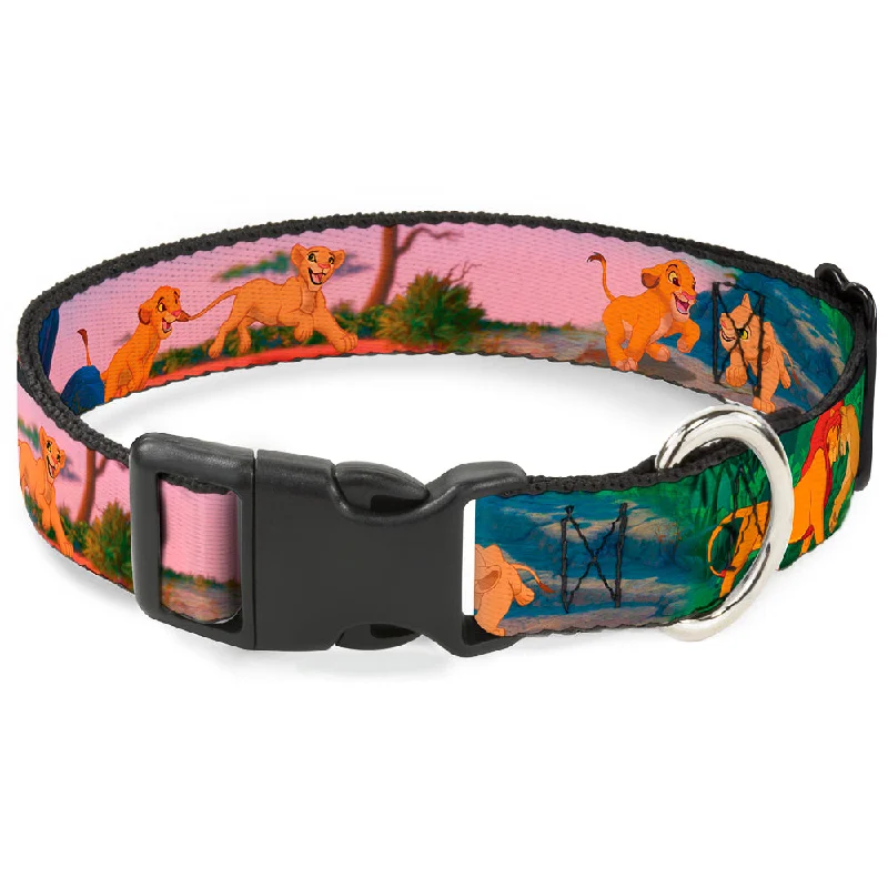 Plastic Clip Collar - Lion King Simba & Nala Growing Up Scenes