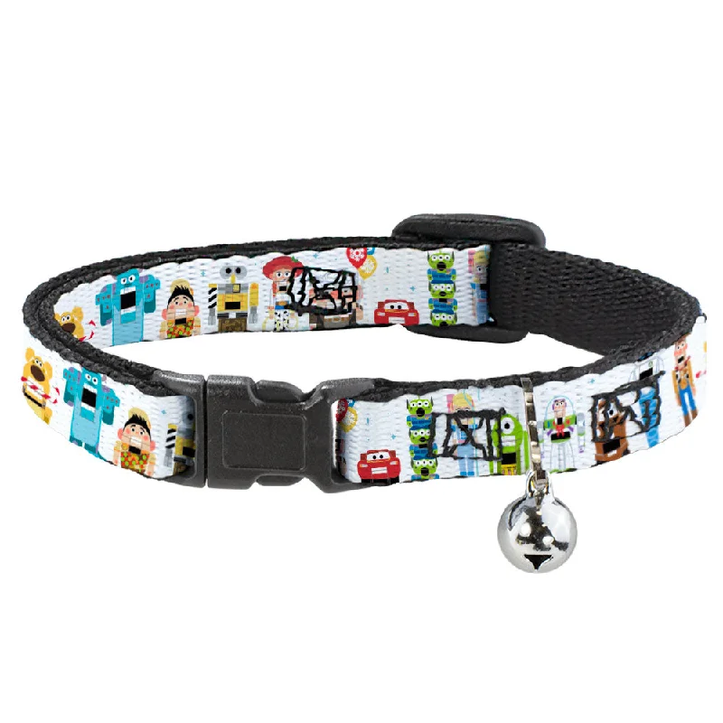 Cat Collar Breakaway with Bell - Pixar Holiday Collection Nutcracker Characters Lineup Stars White Blues