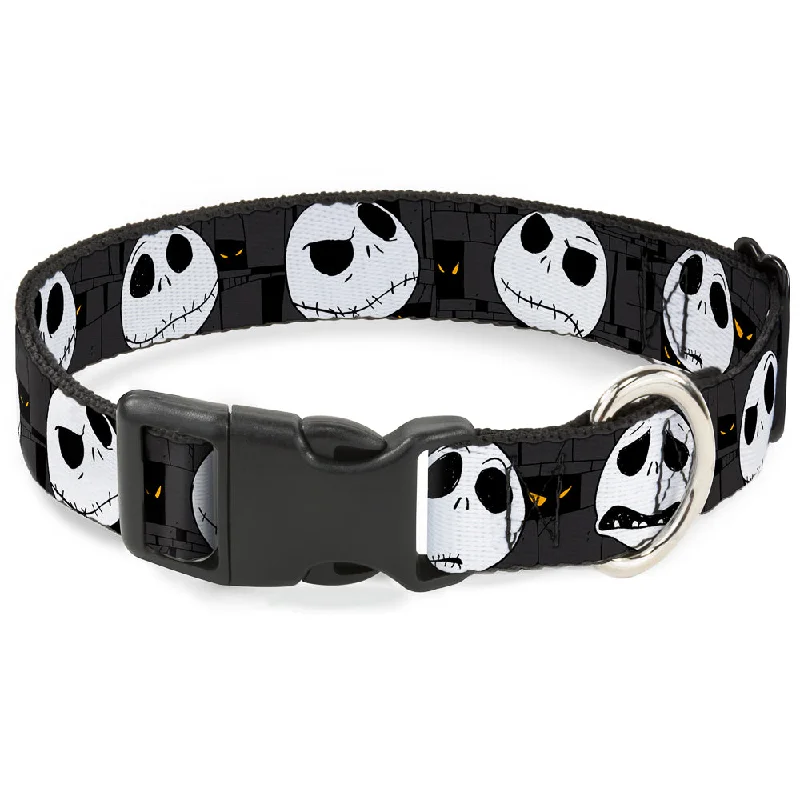 Plastic Clip Collar - Nightmare Before Christmas Jack Expressions Gray