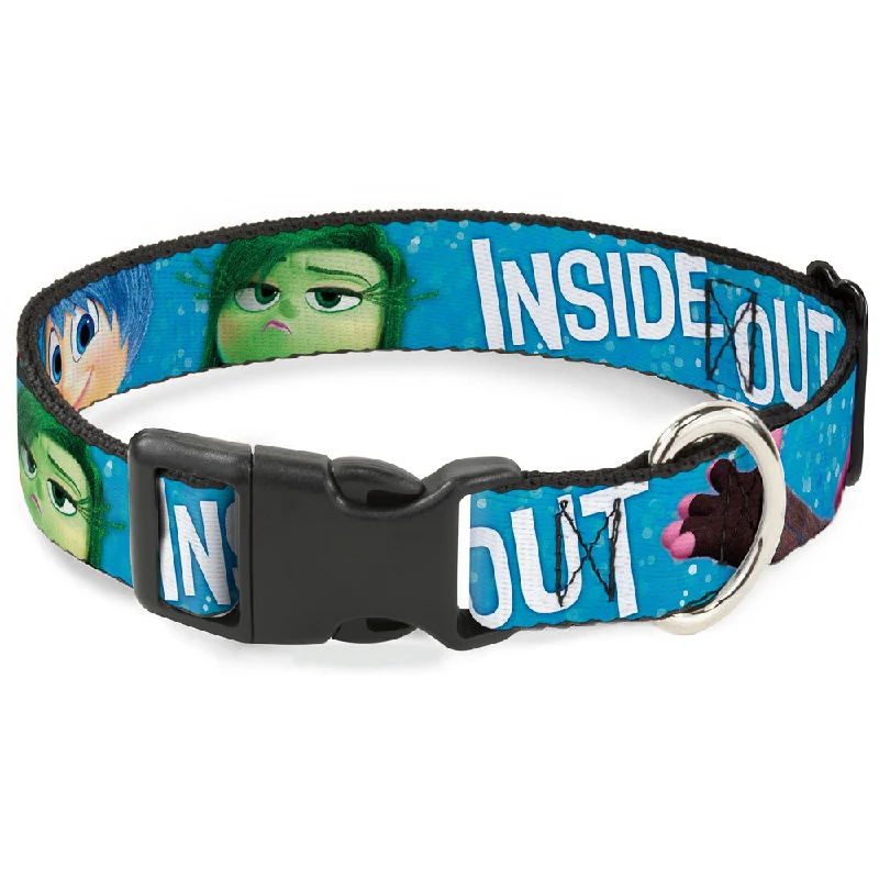 Plastic Clip Collar - INSIDE OUT 6-Character Pose Sparkle Blue/White