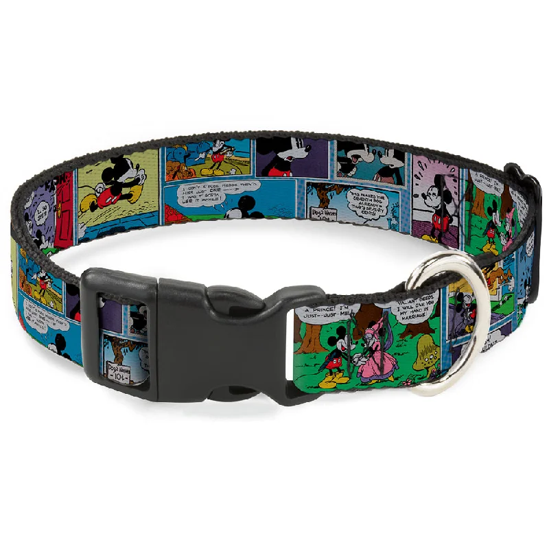 Plastic Clip Collar - Mickey & Minnie Comic Strip