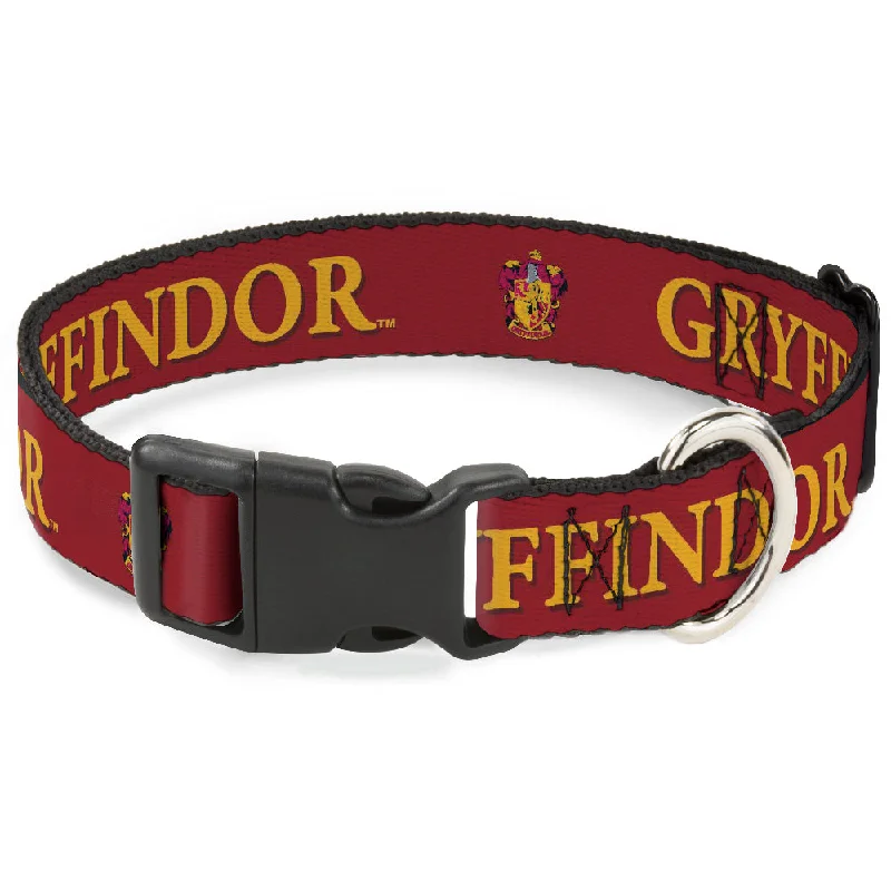 Plastic Clip Collar - Harry Potter GRYFFINDOR & Crest Black/Red