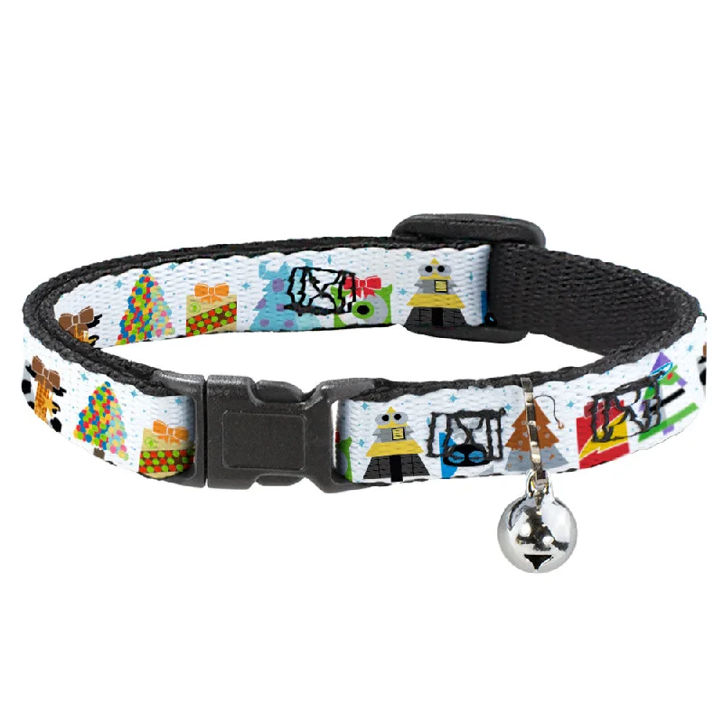 Cat Collar Breakaway with Bell - Pixar Holiday Collection Character Gifts Lineup Stars White Blues