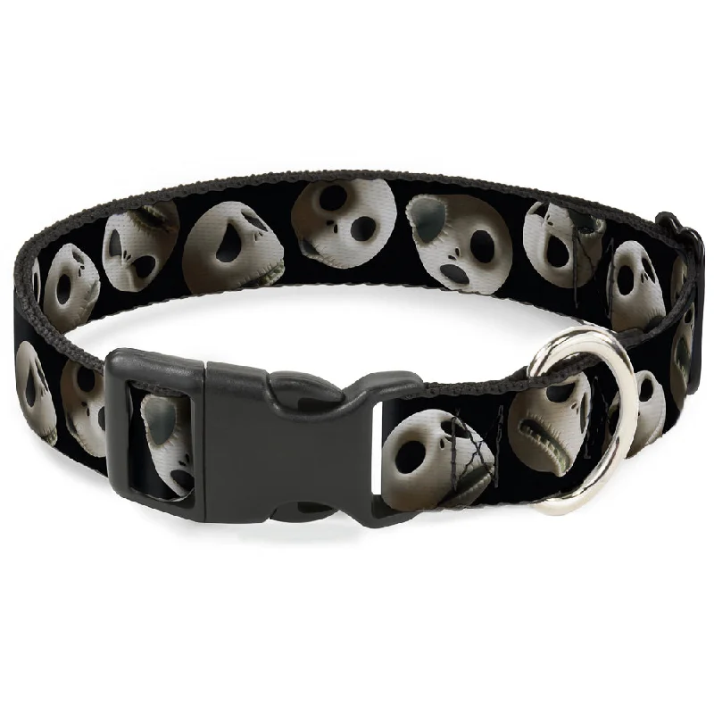 Plastic Clip Collar - Jack 10-Expressions Staggered Black