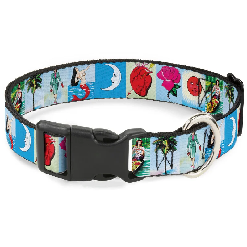 Plastic Clip Collar - Loteria 8-Card Logo Blocks