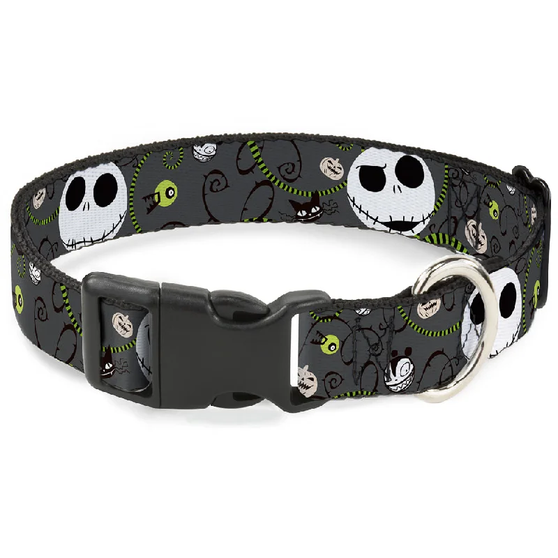 Plastic Clip Collar - NBC Jack Expressions/Halloween Elements Gray