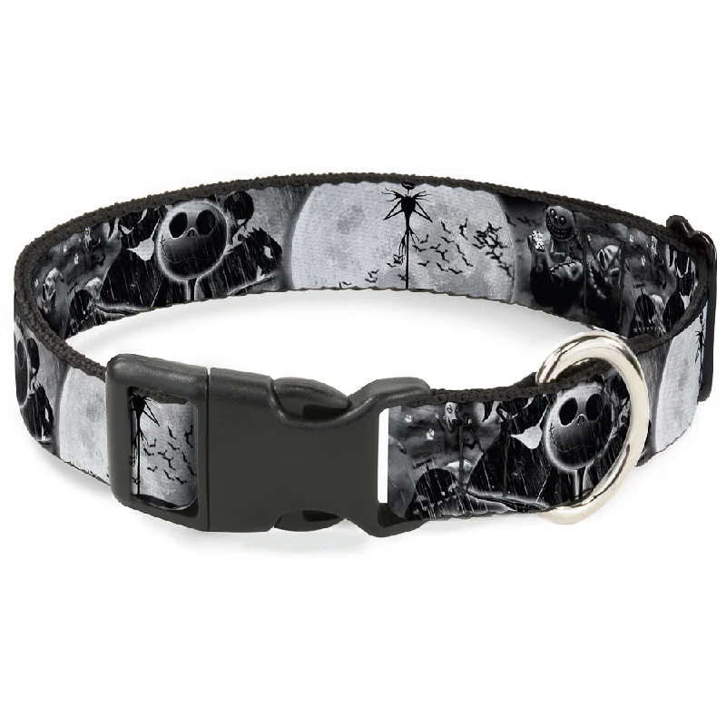 Plastic Clip Collar - Jack & Oogie Boogie Scenes Grays