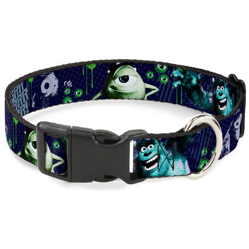 Plastic Clip Collar - Monsters University Sully & Mike Poses/GRRRRR!