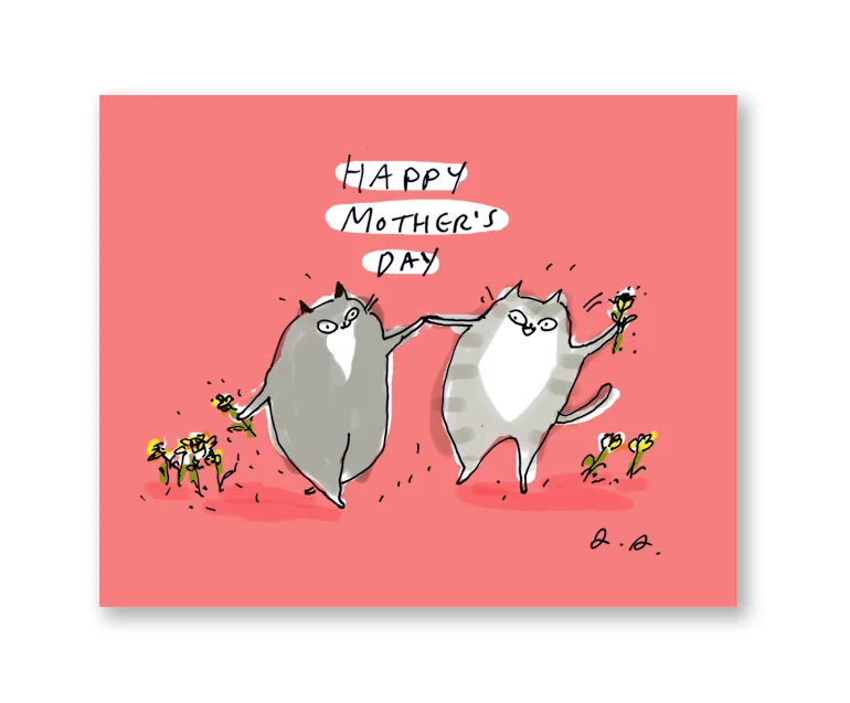 Happy Mother's Day Cat Card