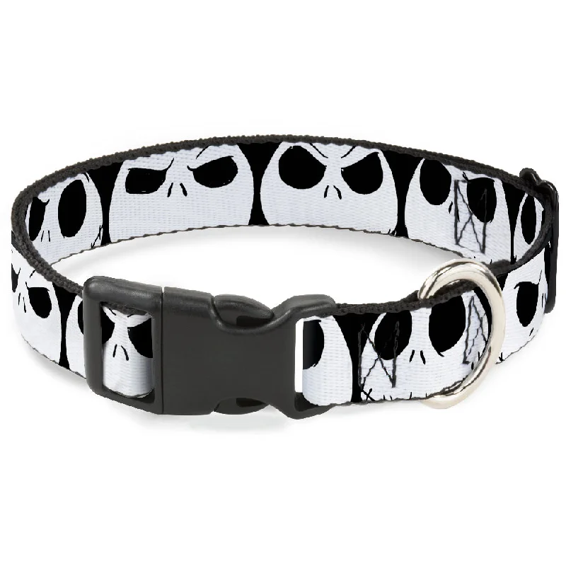 Plastic Clip Collar - Nightmare Before Christmas 7-Jack Expressions CLOSE-UP Black/White