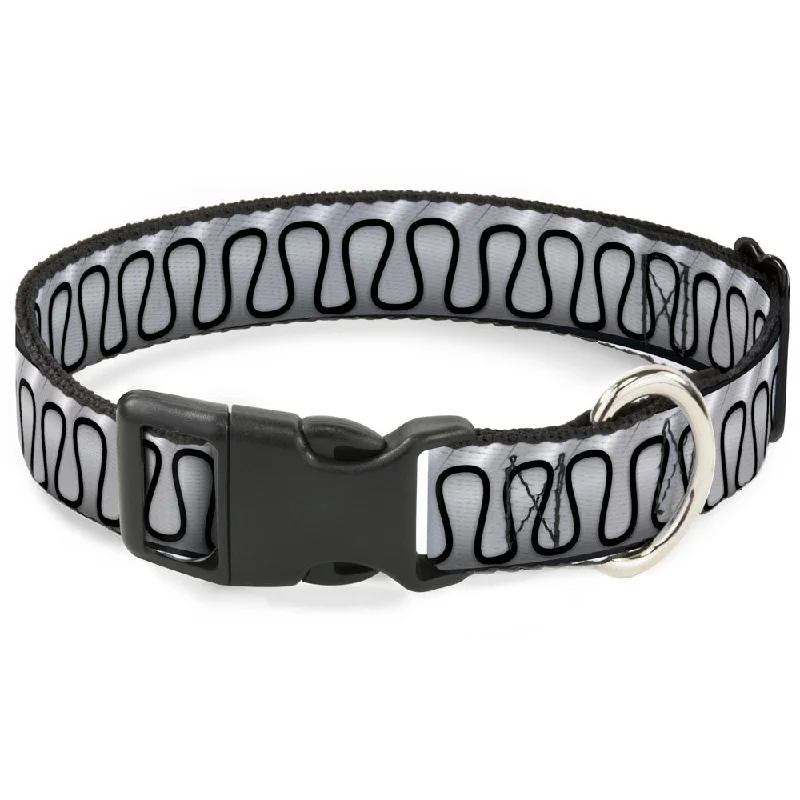 Plastic Clip Collar - Harley Quinn's Collar Ruffle White/Black