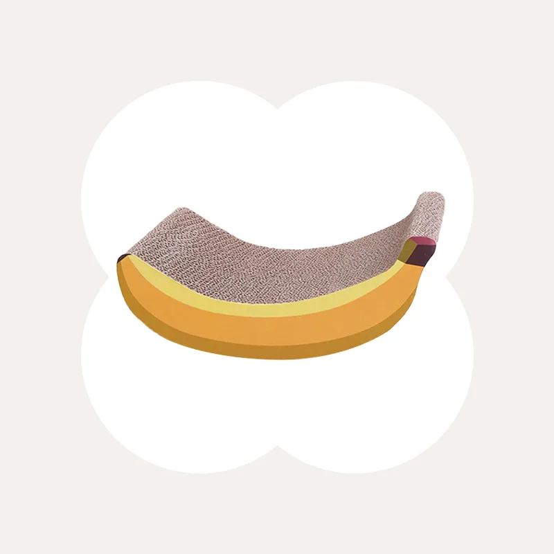 Banana Shaped Cat Scratching Pad