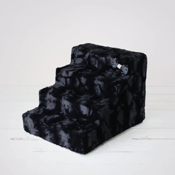 Luxury Pet Stairs- Black Diamond