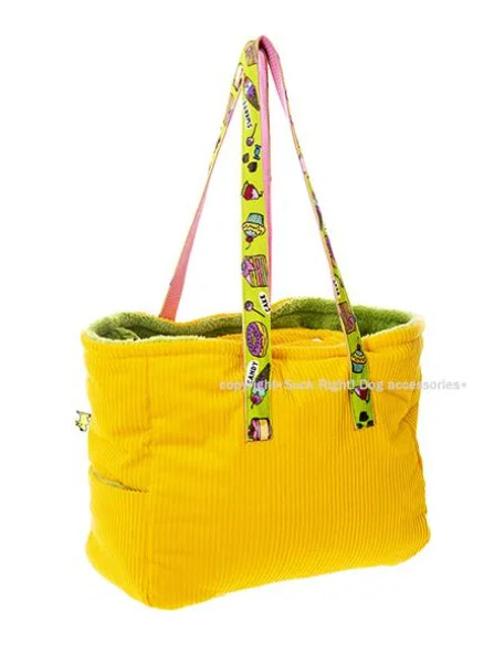 Sweet And Cakes Dog Carrier Sun Yellow