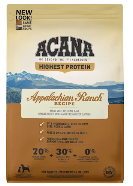 Acana Appalachian Ranch for Dogs 4.5 lb