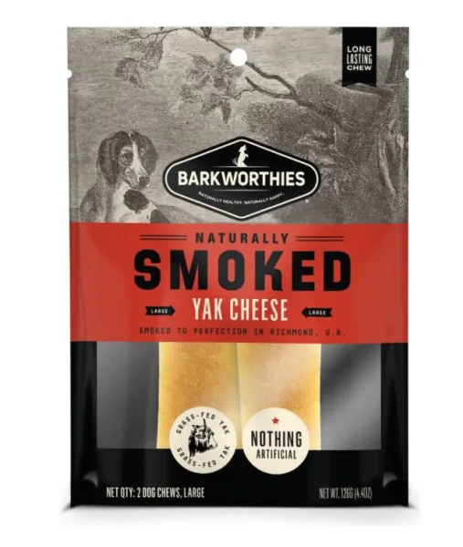 Barkworthies Smoked Yak Cheese Large 2 pk