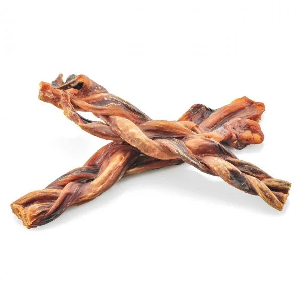 Barkworthies Pork Pizzle 6" Braided