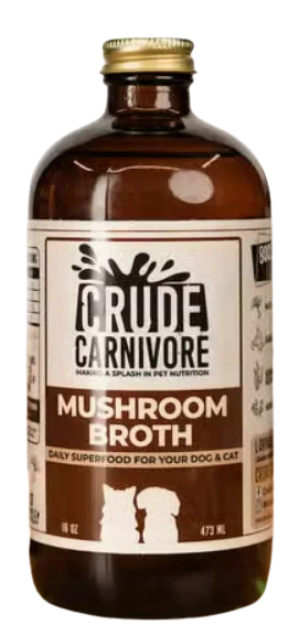 Crude Carnivore Bone Broth - Mushroom 16oz