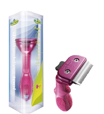 FURminator - Pink Deluxe Deshedding Tool - Small Animals