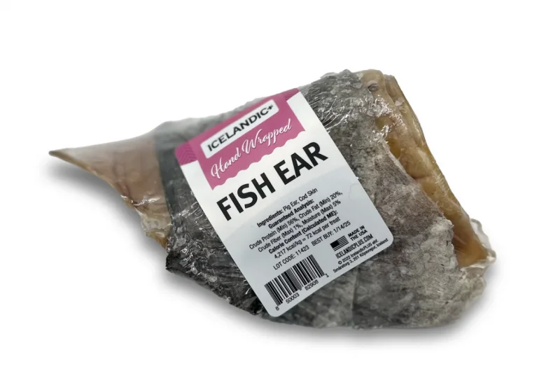 Icelandic Plus Fish Skin Wrapped Pig Ear