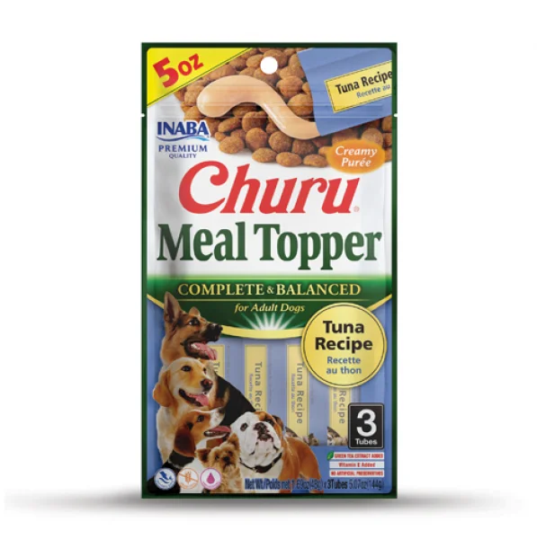 Inaba Dog Churu Meal Topper Tuna 5.7 oz