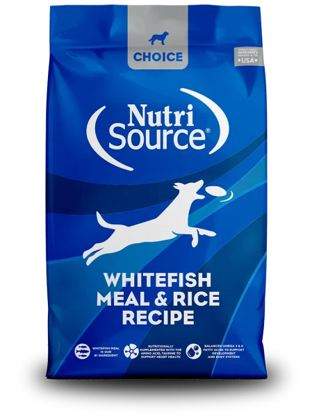 Nutrisource Choice Whitefish Meal & Rice 30 lb.