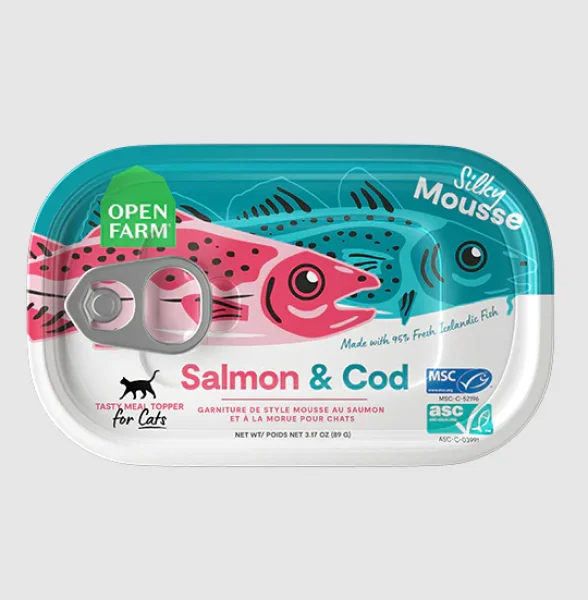 Open Farm Cat Topper Salmon and Cod 3.17 oz