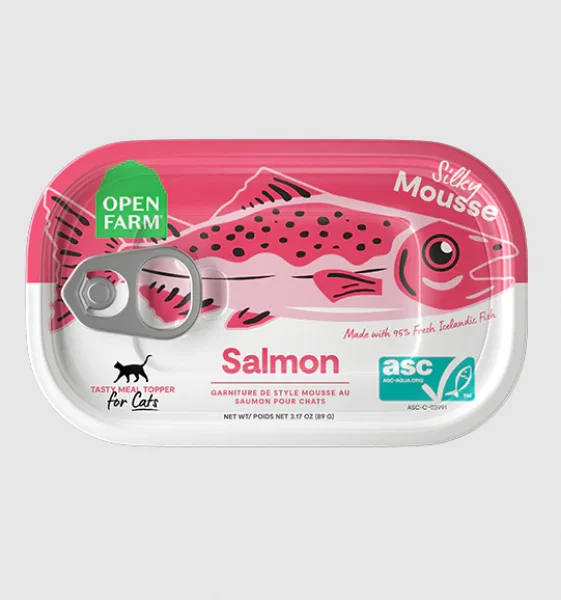 Open Farm Cat Topper Salmon Can 3.17 oz