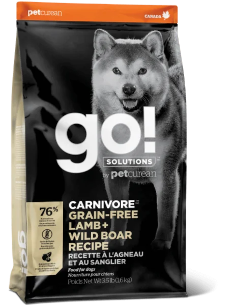 Petcurean Go! Carnivore GF Adult Dog Wild Boar 22 lb.