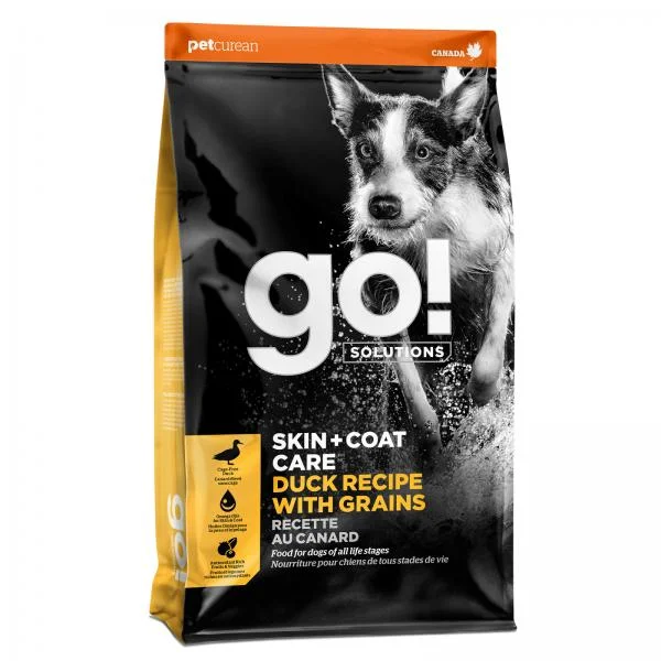 Petcurean Go! Skin & Coat Dog GI Duck 22 lb.