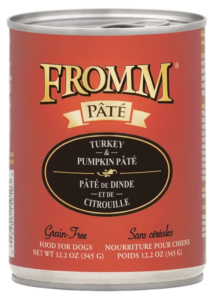 Fromm Gold Dog Can GF Turkey & Pumpkin 12.2 oz.