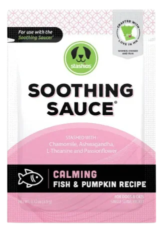 Stashios Soothing Sauce Calming Fish Single Serve Packet