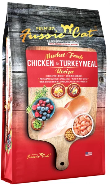 Fussie Cat Dry Chicken & Turkey 4 lb.