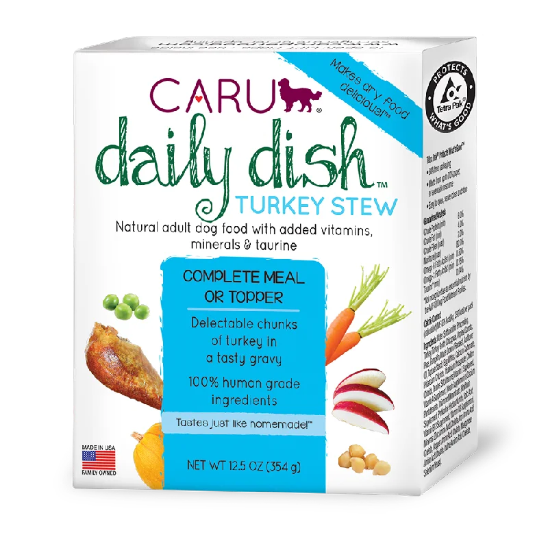 Caru Daily Dish Turkey Stew for Dogs