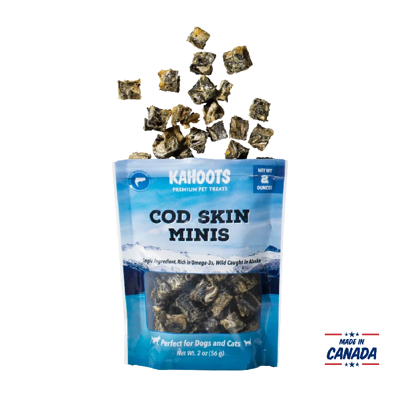 Wild Alaskan Cod Skin Minis