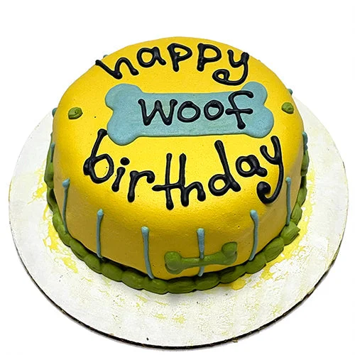 Dog Birthday Cake Woof (Perishable)