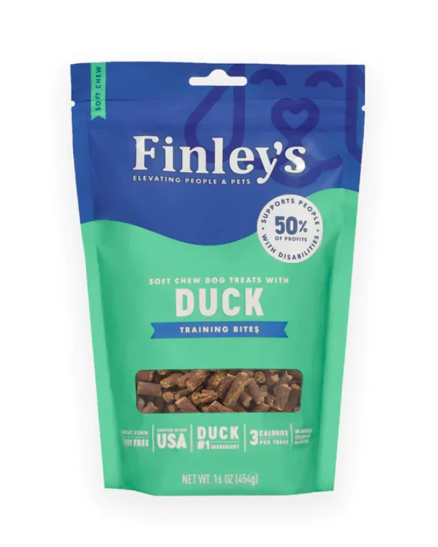 Finley's Trainer Bites Duck 16oz bag