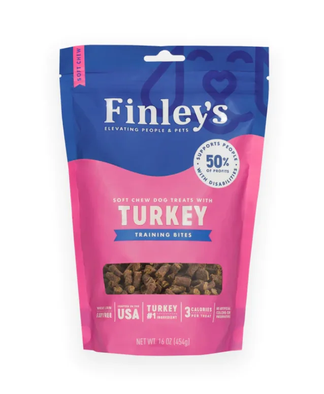 Finley's Trainer Bites Turkey 16oz bag