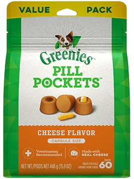 Greenies Pill Pockets Cheese Flavor Capsule for Dogs