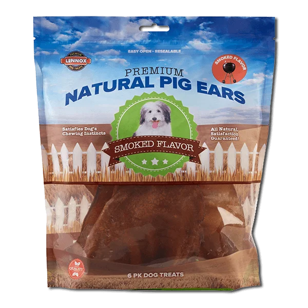 Lennox Natural Large Pig Ears