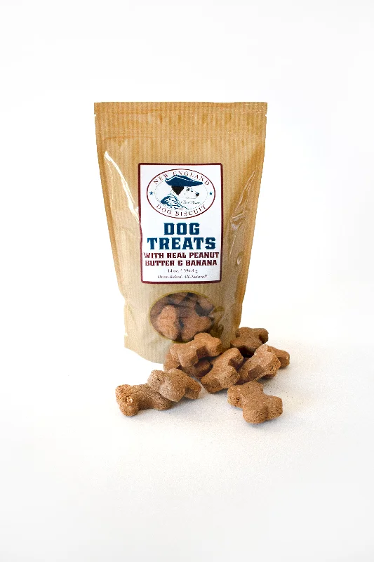 Peanut Butter and Banana Biscuits- New England Dog Biscuit - 14 Oz