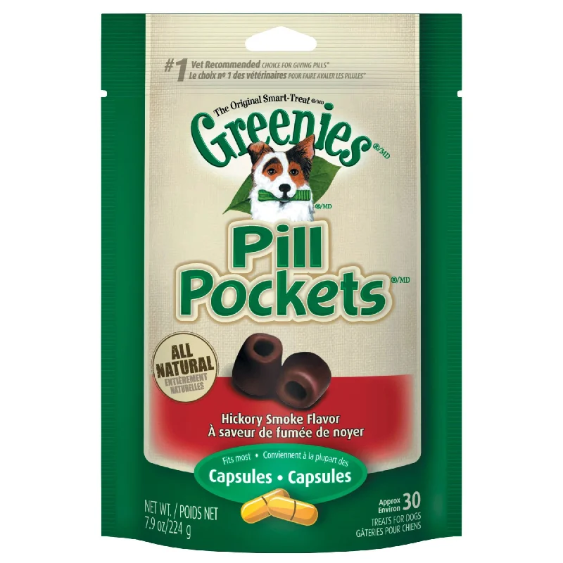 Pill Pockets Hickory Smoke Capsules for Dogs