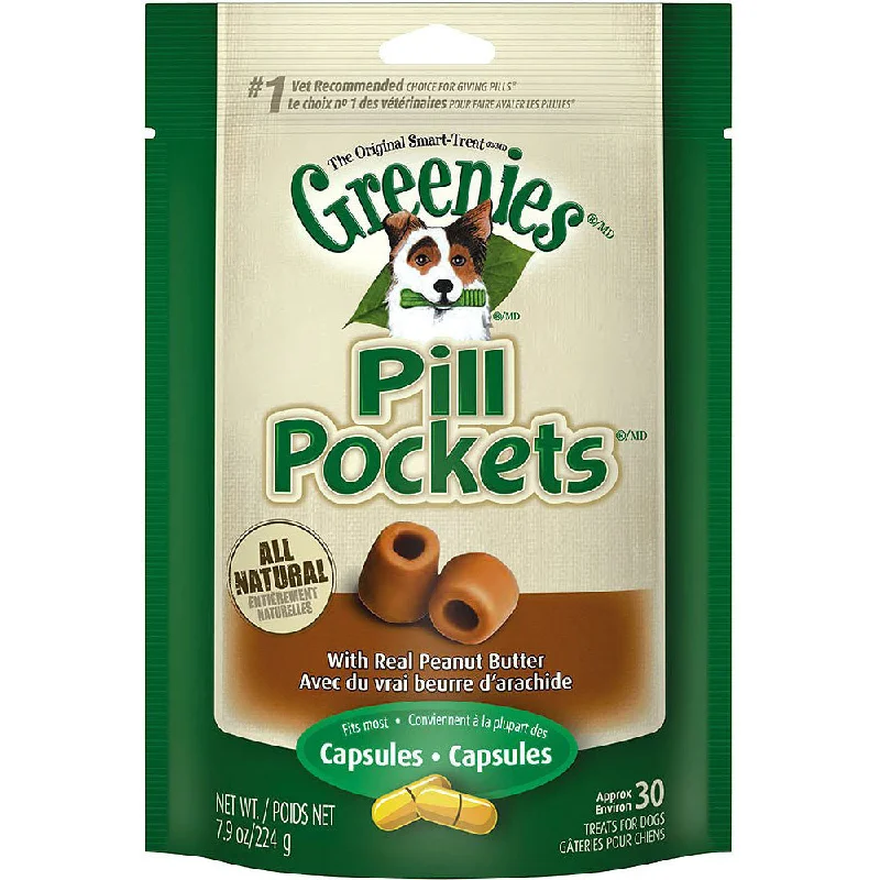 Pill Pockets Peanut Butter Capsules for Dogs