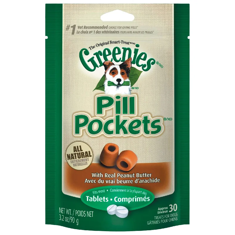 Pill Pockets Peanut Butter Tablets for Dogs